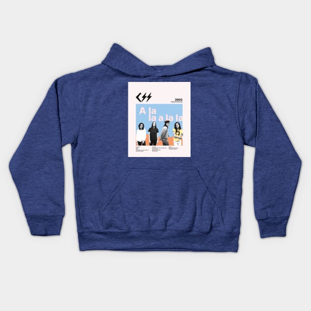 CSS - Cansei de ser sexy album Kids Hoodie by MiaouStudio